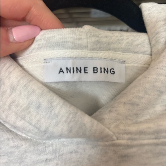 Anine Bing Sport Sweatshirt Heather Gray Size Small or Medium - Picture 6 of 7